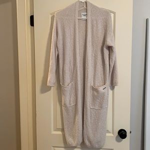 Cream A&F cardigan